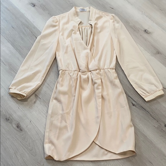 Cream Long Sleeve Tobi Dress - Picture 7 of 8